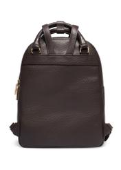 Brown leather women's backpack TORES-1146-1I(Z26)