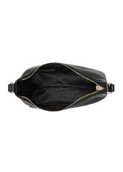 Black leather women's hobo style handbag TORES-0957-99(Z23)-05