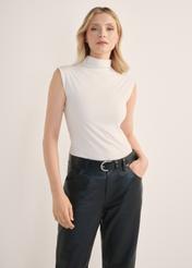 Cream women's blouse BLUDT-0193-12(Z25)