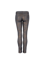 Metaliczne jeansy damskie JEADT-0002-69(Z17)-02