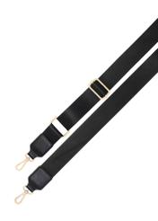 Black laptop bag TOREN-0352-99(Z26), view of the product strap on a white background.