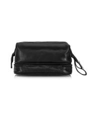 Black leather men's cosmetic bag VB-206A-99(KS)-04