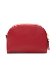 Small red women's handbag TOREC-0036E-42(Z25), product view from the back on a white background.