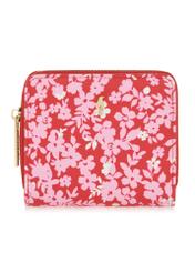 Women's small wallet in floral pattern POREC-0371-15(W24)-01