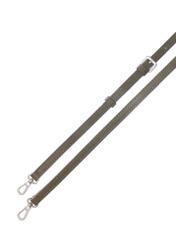 Women's khaki shoulder bag TORES-1193-55 (Z25), view of the product straps on a white background.