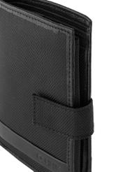 Black folding men's wallet PORMN-0017-99(Z23)-06