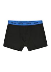 Three-pack of black men's boxer shorts ZESMB-0009-99(W26), front view of the second pair of the product on a white background.