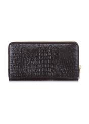 Large brown leather women's wallet PORES-0808-90(W23)-04