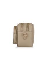 Small beige leather women's handbag TORES-1036-81(Z24)-04