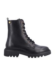Black women's ankle boots BUTYD-1192-99(Z26), side view of the product on a white background.