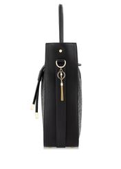 Black Women's Braided Handbag TOREC-0452-99(W21)-03