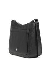 Black leather women's shoulder bag TORES-1219-9I(W26)