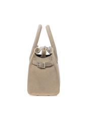 Cream suede women's handbag TORES-1295-0B(W26)