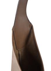 Light brown large women's handbag TOREC-1199-1K(W26), close-up of detail on white background.