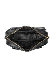 Black leather women's messenger bag TORES-1274-9I(W26)
