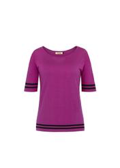 Women's short sleeve sweater SWEDT-0090-65(W19)-01
