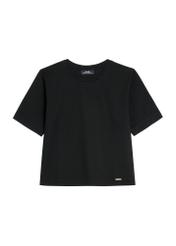 Short mercerized cotton T-shirt TSHDT-0147-99(Z25), front product view on white background.
