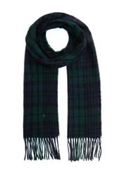 Men's checkered scarf SZAMT-0084-15(Z25), product view from the front on a white background.