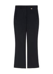 Elegant women's trousers with a crease SPODT-0094-99(Z24), product view from the front on a white background.