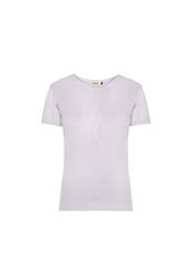 Wrzosowy T-shirt damski z wilgą TSHDT-0025-72(W19)-01