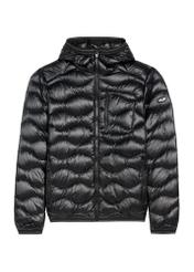 Black men's quilted jacket KURMT-0400-99(Z25)