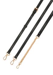 Women's black messenger bag TOREC-1179-9P(W26)