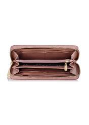 Large pink leather women's wallet PORES-0800A-31(W23)-05