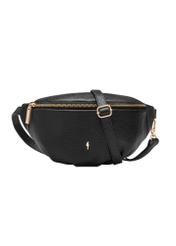 Black leather women's bag TORES-0894C-99(W25)-01