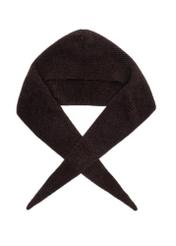 Women's scarf with alpaca wool SZADT-0231-1I(Z26) - front product view, on white background.