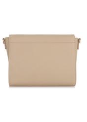 Beige imitation leather women's postbag TOREC-0899-81(W24)-04