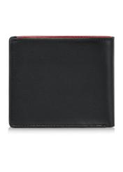 Black men's leather wallet PORMS-0628-98(Z24)-03