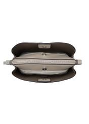 Brown small women's handbag TOREC-0768-1K(W26), product view inside on white background.