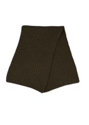 Men's green winter scarf SZAMT-0016-8B(Z26), front view of the product on a white background.