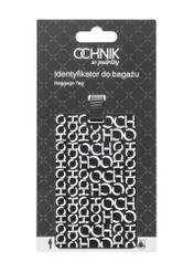 Luggage tag AW-012-0006-98(W25), product view from the front on white background.