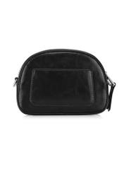 Small black handbag made of shiny imitation leather TOREC-0730B-99(Z24)-04