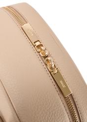 Beige leather women's backpack TORES-1072E-1B(W26)