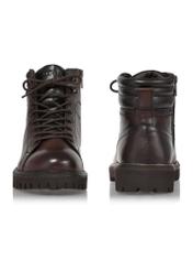 Brown leather men's boots BUTYM-0472-89(Z24)-06