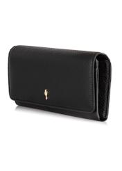 Large black leather wallet for women PORES-0893-99(Z23)-02