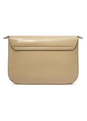 Beige women's shoulder bag TOREC-1262-1B(Z26). Back view on a white background.