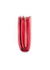 Red Medium Leather Wallet with RFID Protection PORES-0806RFID-42(Z25)