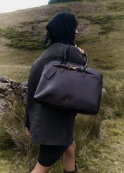 Brown large women's handbag TOREC-1076-1H(Z26)