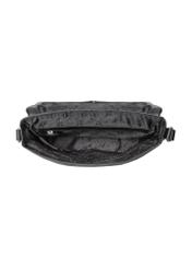 Black leather handbag TORES-1197-99(Z25), view of the inside of the product on a white background.