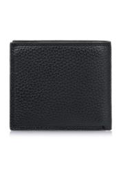 Unbuttoned black leather men's wallet with RFID PORMS-006RFID-99(W24)-02