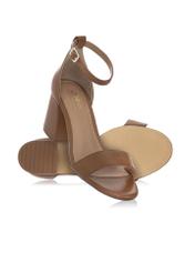 Women's leather sandals on a post BUTYD-0992-89(W23)-04