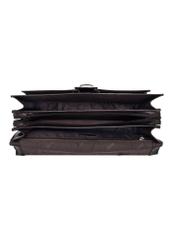 Dark brown leather document folder VB-203A-90(KS)-05