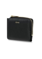 Black small women's wallet POREC-0400A-99(Z25), diagonal product view on white background.