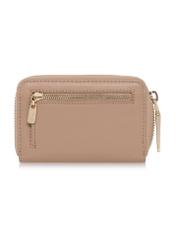 Beige leather women's wallet PORES-0832-81(W23)-02