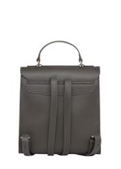 Elegant graphite women's backpack TOREC-1281-9D(Z26) - product view from the back, on a white background.