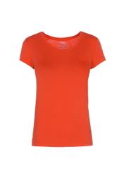 Red women's blouse BLUDT-0070-42(W20)-01