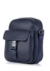 Navy blue men's bag with pocket TORMN-0290-69(W23)-06